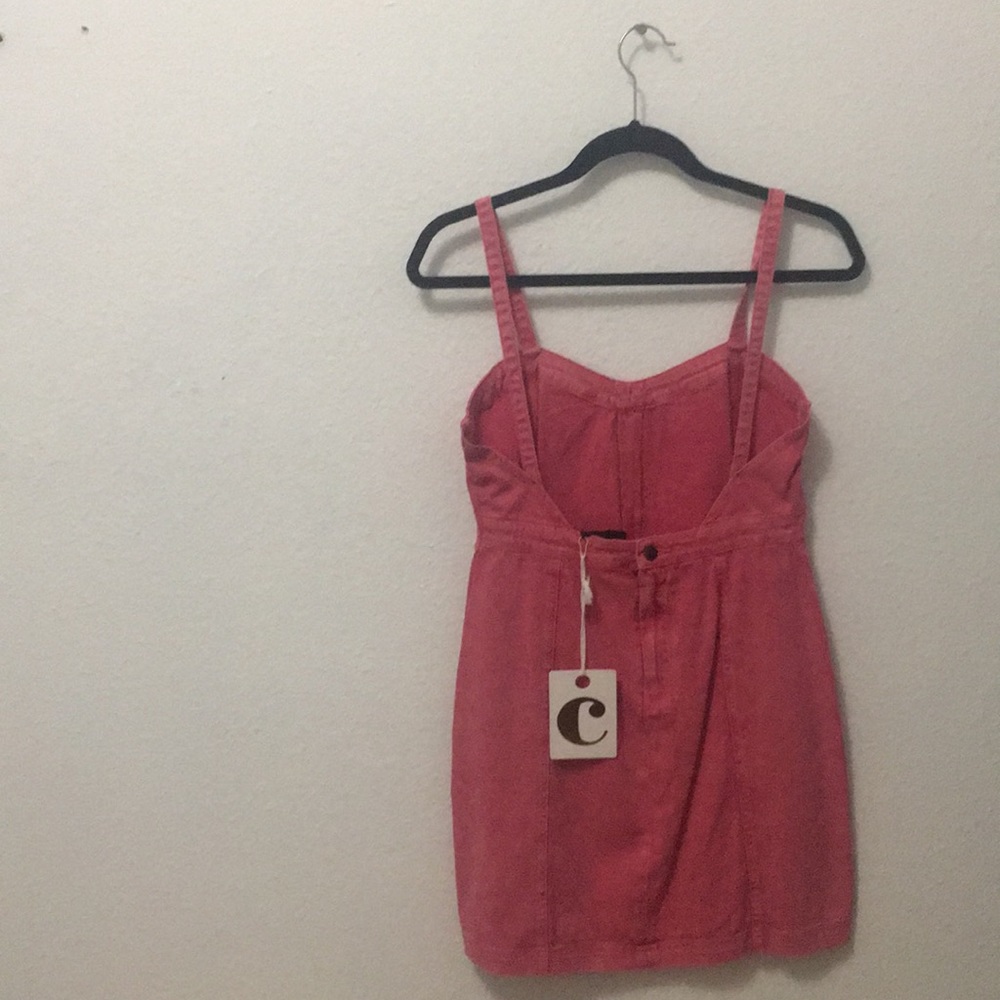 pink weathered demon babydoll NastyGal dress